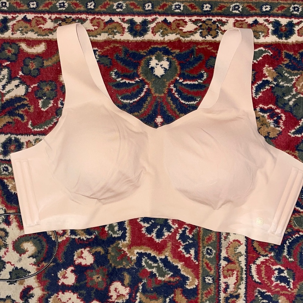 Honeylove nude V-neck bra. 2X.